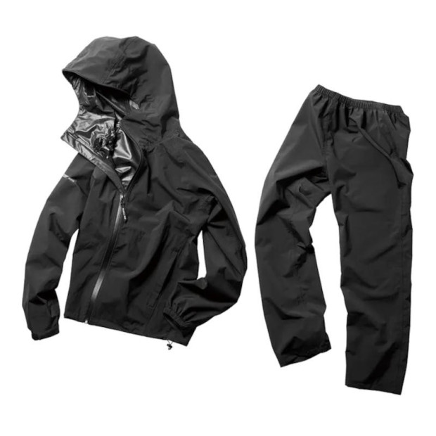 MAKKU FLEX FIT RAIN SUIT AS-5130 BLACK