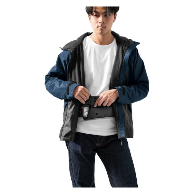 MAKKU NEXUS HEAT RAIN JACKET AS-3990 - DARK BLUE CHARCOLE