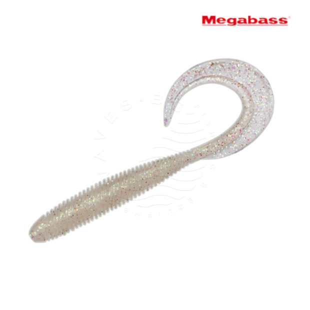 Силикон MEGABASS KEMURI CURLY 3.5inc