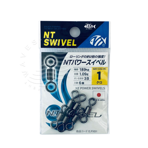 Вирбели NT SWIVEL TM NT POWER SWIVEL BLACK