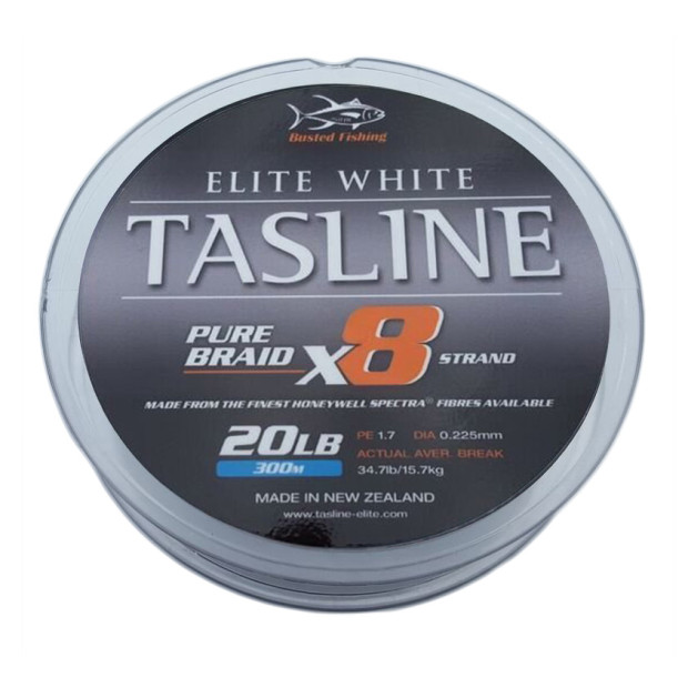 Плетено влакно TASLINE ELITE WHITE 300m