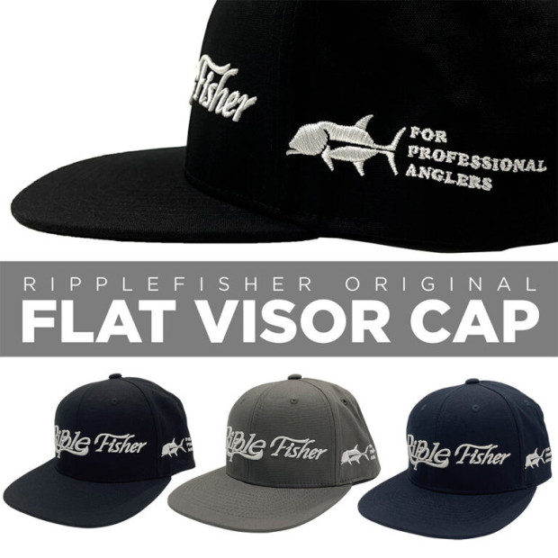 RIPPLE FISHER FLAT VISOR CAP