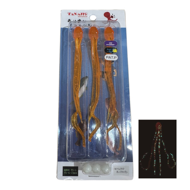 Силиконов октопод TANAJIG AIYA OCTOPUS CURLY