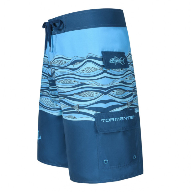 TORMENTER BOARD SHORT-KALAKAUA BLUE
