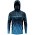 УВ блуза с качулка HS DESIGN PERFORMANCE HOODED SHIRT BATHYMETRY