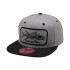 TORMENTER HAT FLAT BILL GRAY PATCH