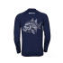BKK HOOKS LONG SLEEVE PERFORMANCE SHIRT - GT - BLUE