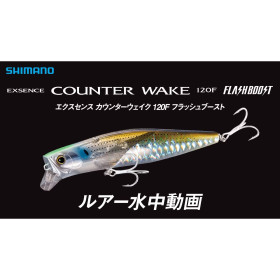 SHIMANO EXSENSE COUNTER WAKE 120F 22g FLASH BOOST