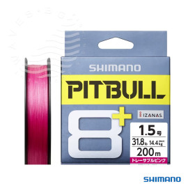 SHIMANO BRAID LINE PITBULL 8+ TRACEABLE PINK 200M