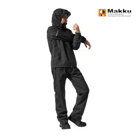 MAKKU FLEX FIT RAIN SUIT AS-5130 BLACK
