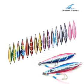 OCEAN'S LEGACY HYBRID CONTACT JIG 160G RIGGED