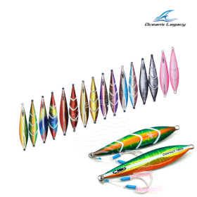 OCEAN'S LEGACY HYBRID CONTACT JIG 260G RIGGED