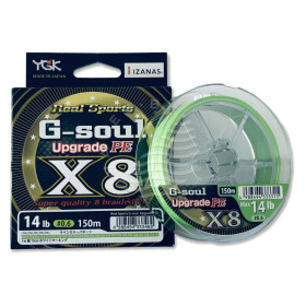 Плетено влакно YGK G-SOUL X8 UPGRADE 150m