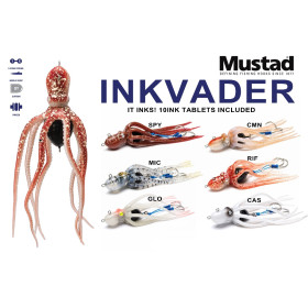 Силиконов октопод за джиг MUSTAD INK VADER KIT w/TABLETS 280g