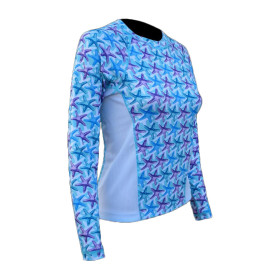 Дамска UV блуза TORMENTER SPF50 LADIES SHIRT PRINT STARFISH