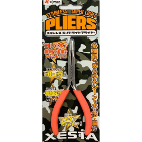 XESTA STAINLESS SUPER LIGHT PLIERS 12CM PINK