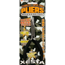 XESTA STAINLESS SUPER LIGHT PLIERS 12CM BLACK