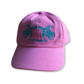 TORMENTER HAT PINK W/SEAFOAM STITCH