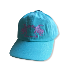TORMENTER HAT SEAFOAM W/PINK STITCH