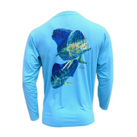 Мъжка UV блуза TORMENTER SPF BASIX ELECTRIFIED MAHI BABY BLUE