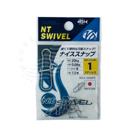 NT SWIVEL NICE SNAP STAINLESS