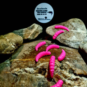 HANDMADE SILICONE LURES PRO FISHING - HONEY WORM 38mm