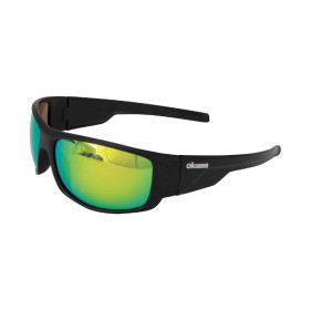 SUNGLASSES OCUMA TYPE A MATTE BLACK GREEN MIRROR