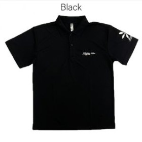 RIPPLE FIHSER POLO SHIRT - BLACK