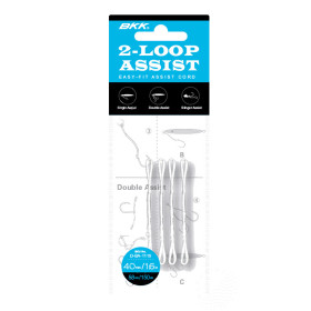 Повод за асист куки BKK HOOKS 2-LOOP ASSIST CORD 280 LB