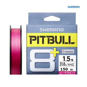 SHIMANO BRAID LINE PITBULL 8+ TRACEABLE PINK 150M