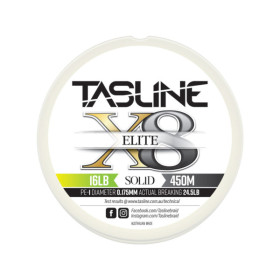 Плетено влакно TASLINE ELITE WHITE SOLID 450m