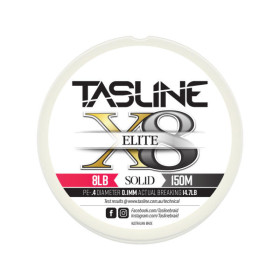 Плетено влакно TASLINE ELITE WHITE SOLID 150m