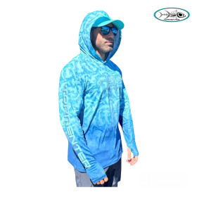 TORMENTER SPF HOODIE HAMMERHEAD CAMO SEAFOAM