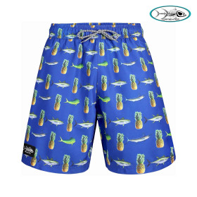 TORMENTER VOLLEY "MAI TAI" SWIM SHORTS - PELAGICS AND PINEAPPLES